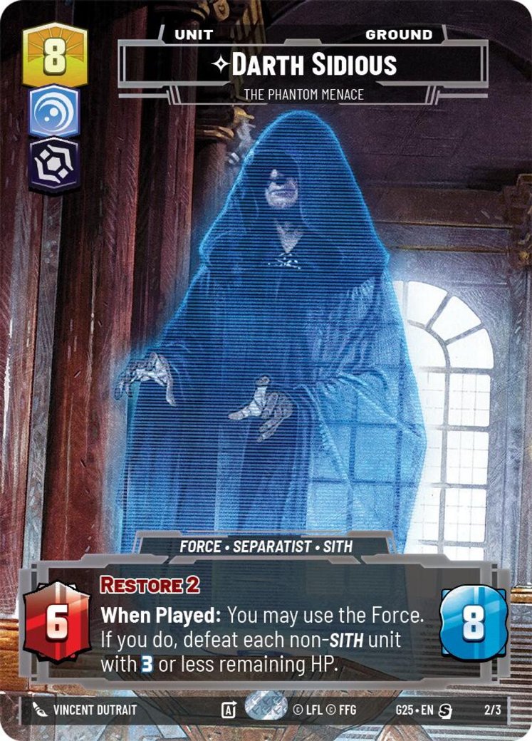 Darth Sidious - The Phantom Menace, 2025 Gift Box · 2/3