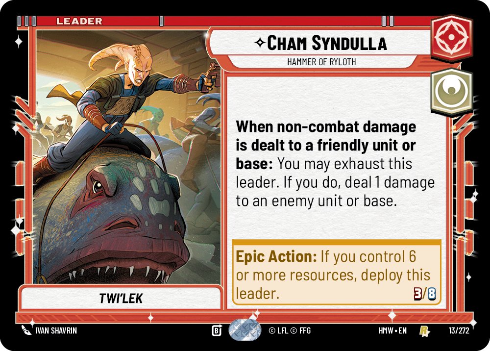 Cham Syndulla - Hammer of Ryloth, Homeworlds · 13/272