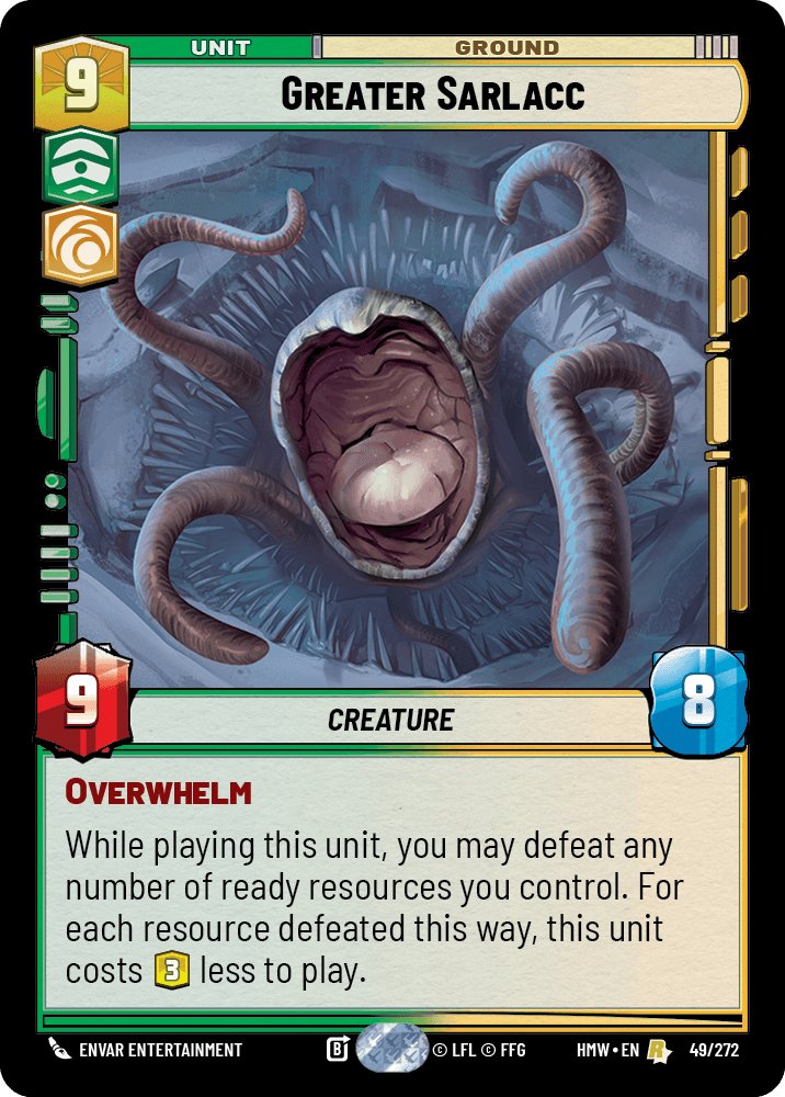 Greater Sarlacc, Homeworlds · 49/272