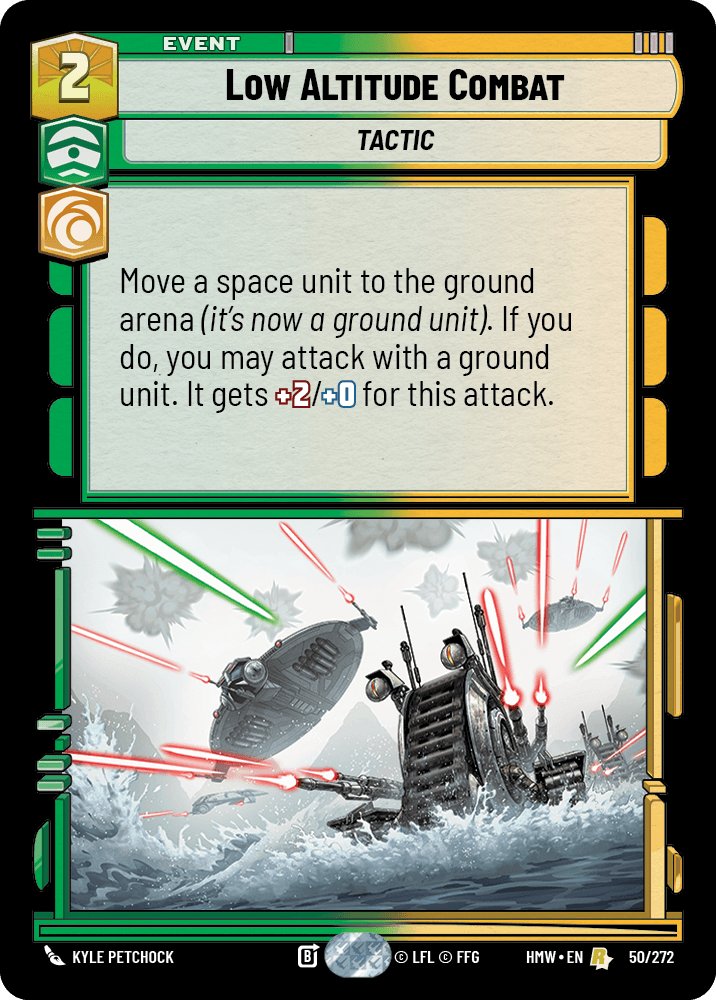 Low Altitude Combat, Homeworlds · 50/272