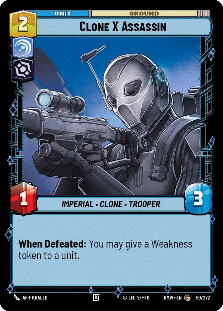 Clone X Assassin, Homeworlds · 59/272