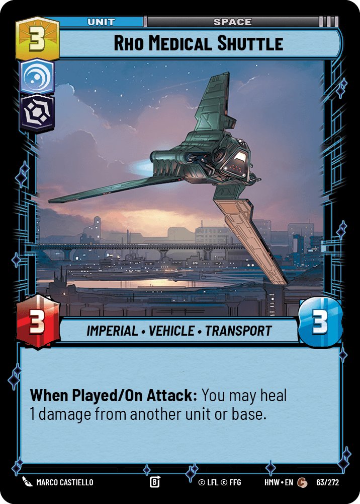 Rho Medical Shuttle, Homeworlds · 63/272