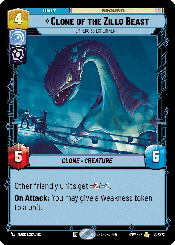 Clone of the Zillo Beast - Emperor's Experiment, Homeworlds · 65/272