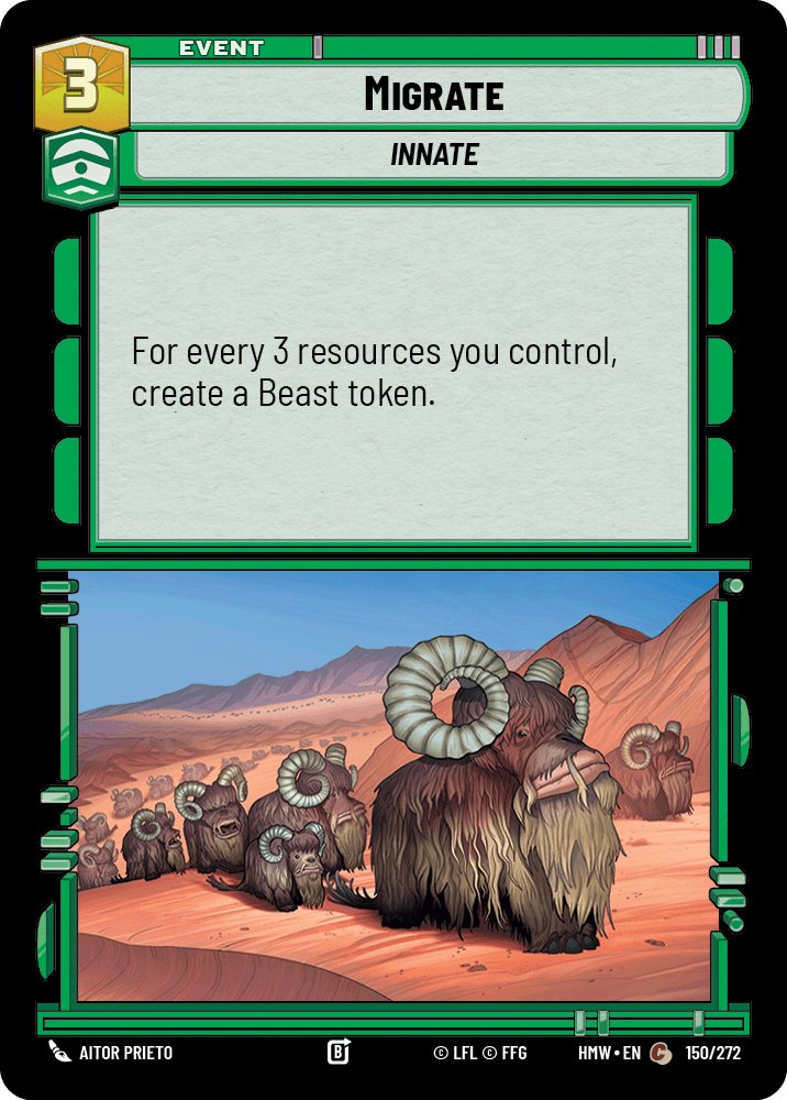 Migrate, Homeworlds · 150/272