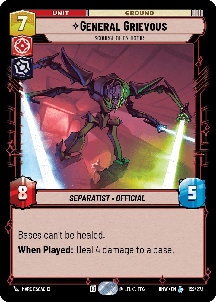 General Grievous - Scourge of Dathomir, Homeworlds · 159/272