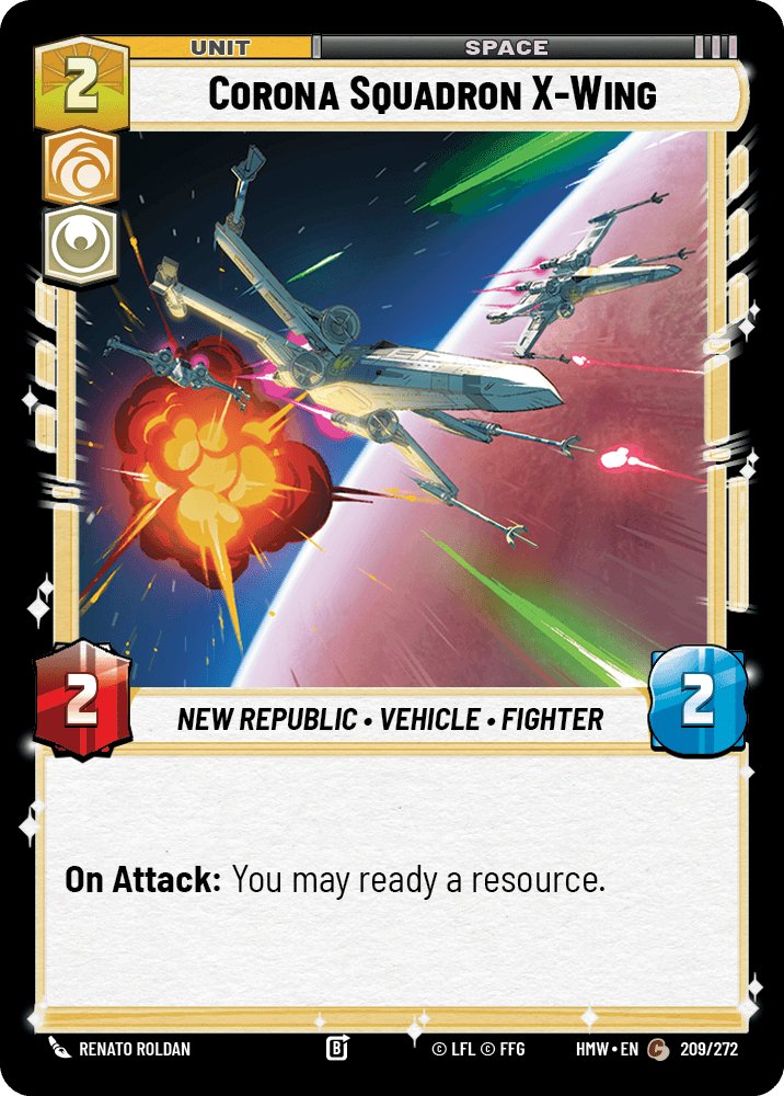 Corona Squadron X-Wing, Homeworlds · 209/272