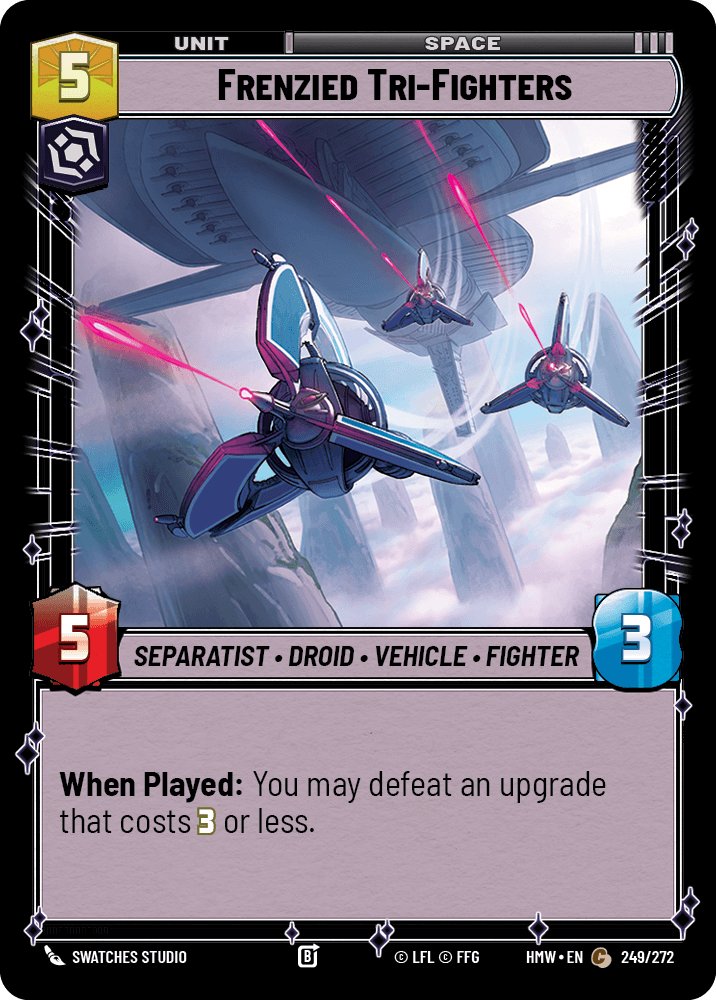 Frenzied Tri-Fighters, Homeworlds · 249/272