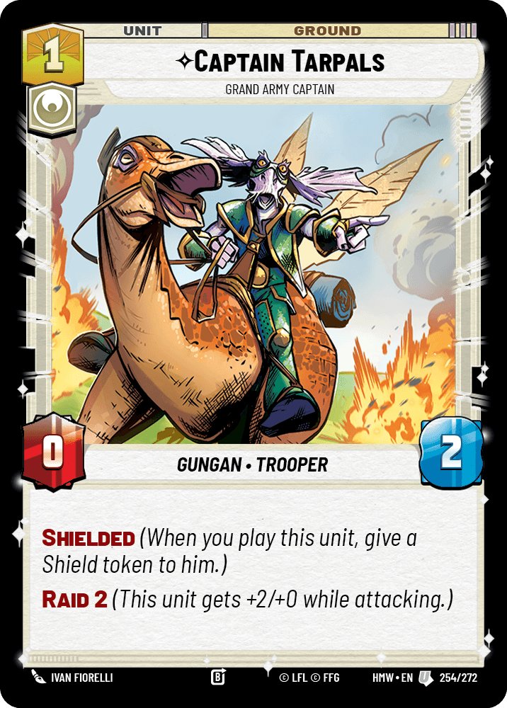 Captain Tarpals - Grand Army Captain, Homeworlds · 254/272