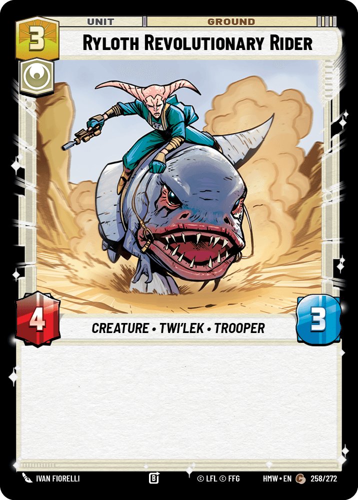 Ryloth Revolutionary Rider, Homeworlds · 258/272