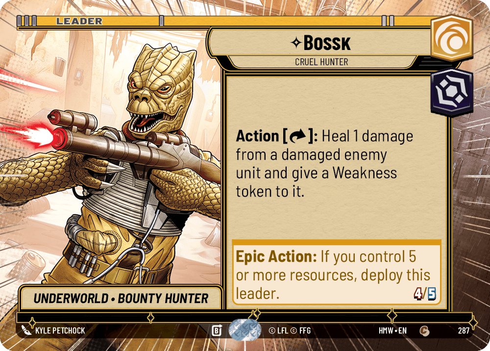 Bossk - Cruel Hunter, Homeworlds · 287