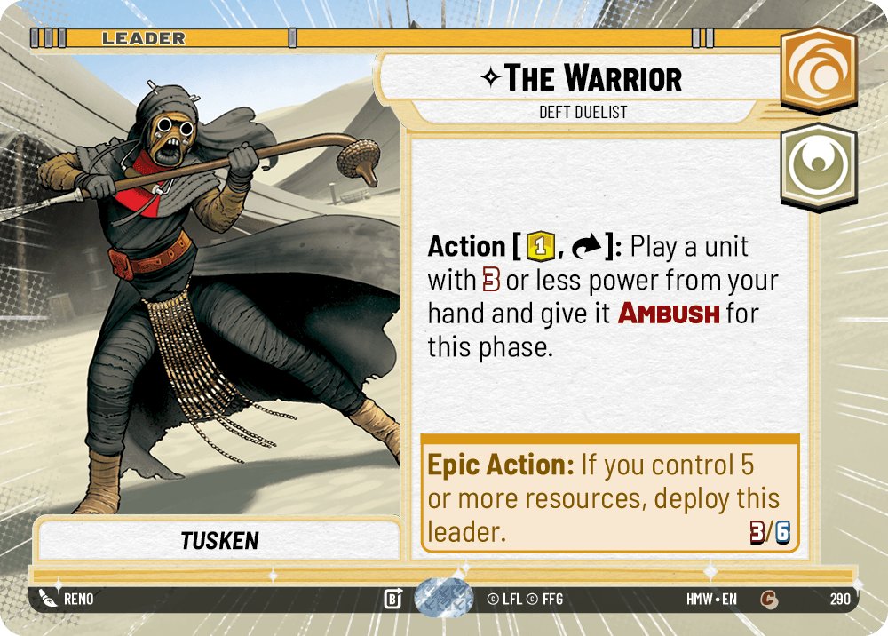 The Warrior - Deft Duelist, Homeworlds · 290