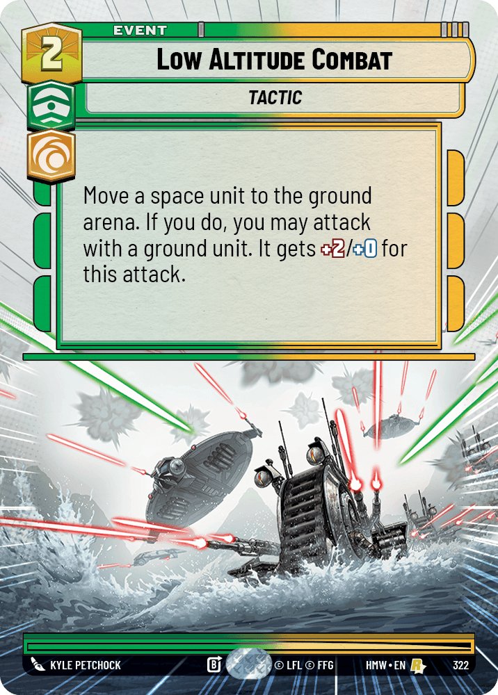 Low Altitude Combat, Homeworlds · 322