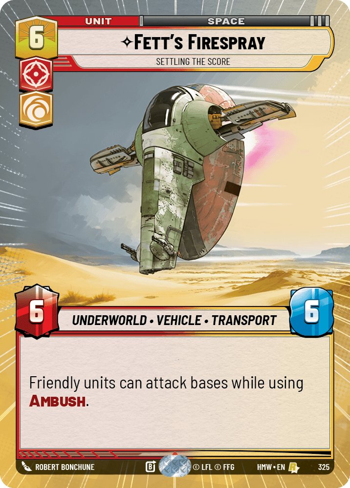 Fett's Firespray - Settling the Score, Homeworlds · 325