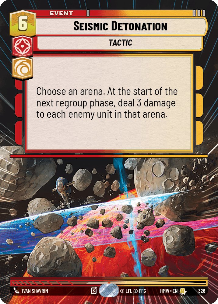 Seismic Detonation, Homeworlds · 326
