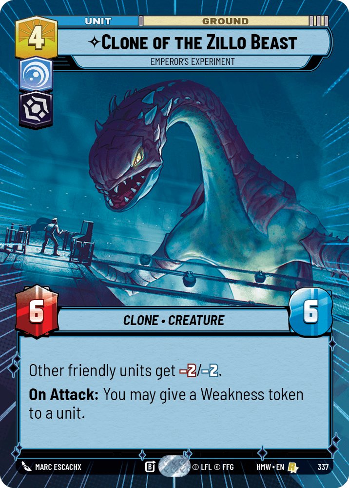 Clone of the Zillo Beast - Emperor's Experiment, Homeworlds · 337