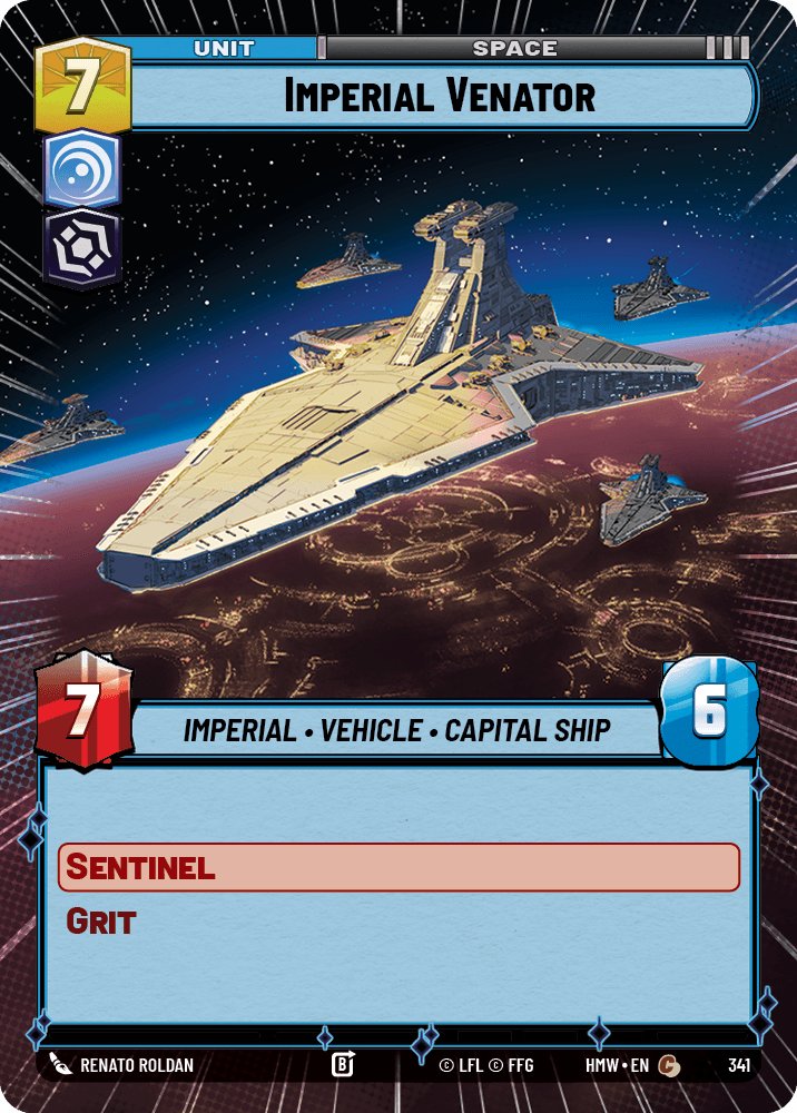 Imperial Venator, Homeworlds · 341