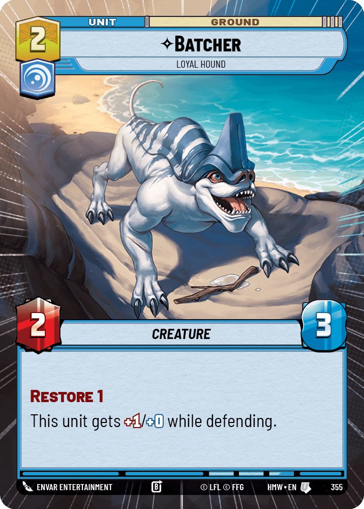 Batcher - Loyal Hound, Homeworlds · 355