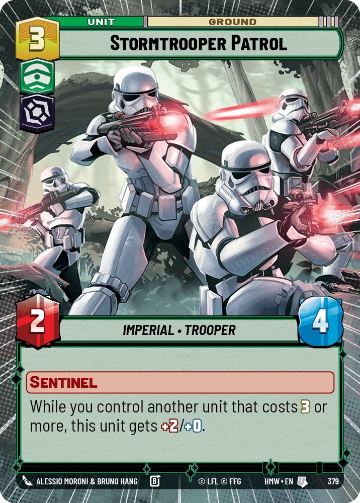 Stormtrooper Patrol, Homeworlds · 379