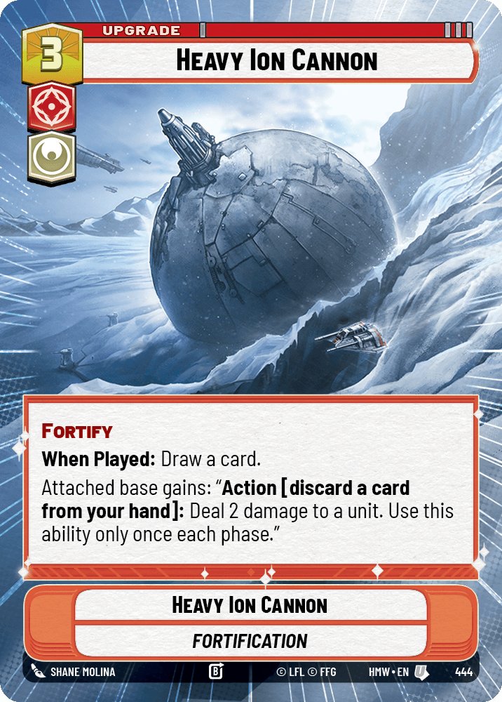 Heavy Ion Cannon, Homeworlds · 444