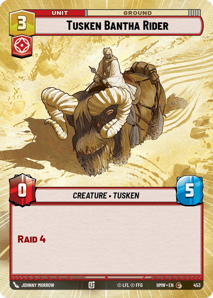Tusken Bantha Rider, Homeworlds · 453