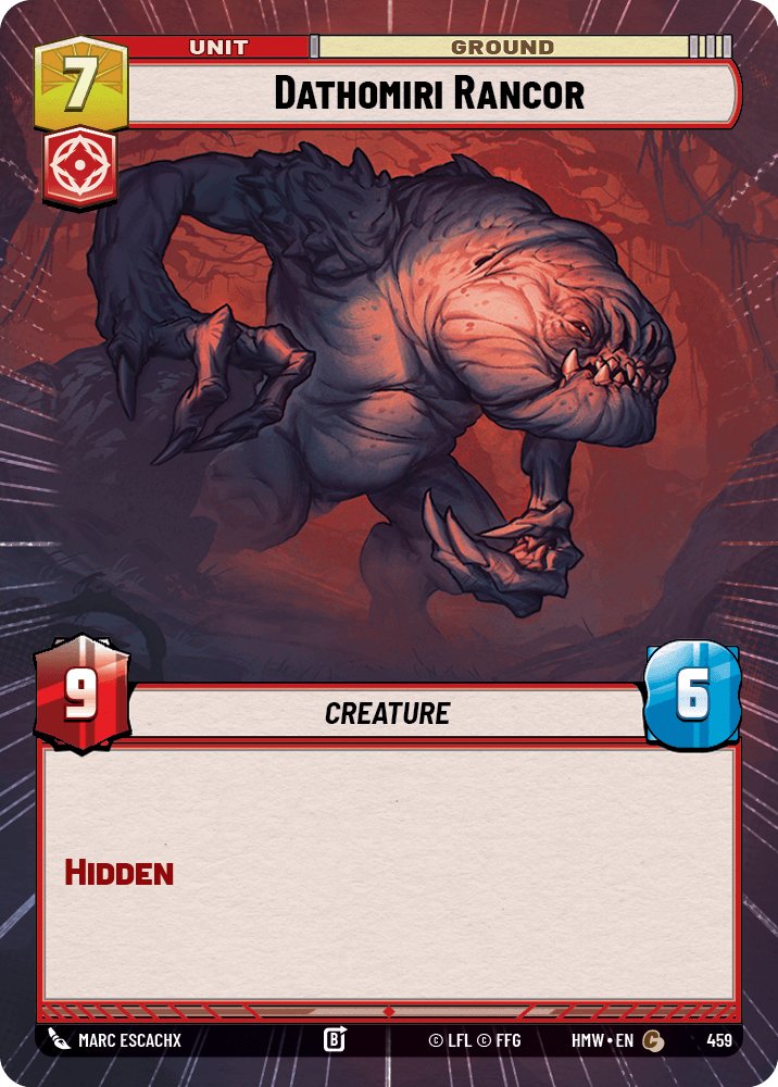 Dathomiri Rancor, Homeworlds · 459