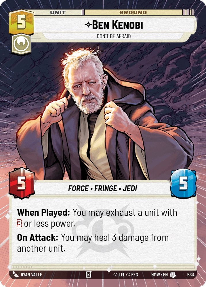 Ben Kenobi - Don't Be Afraid, Homeworlds · 533
