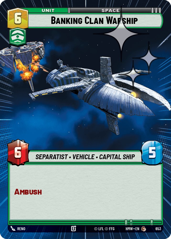 Banking Clan Warship, Homeworlds · 653