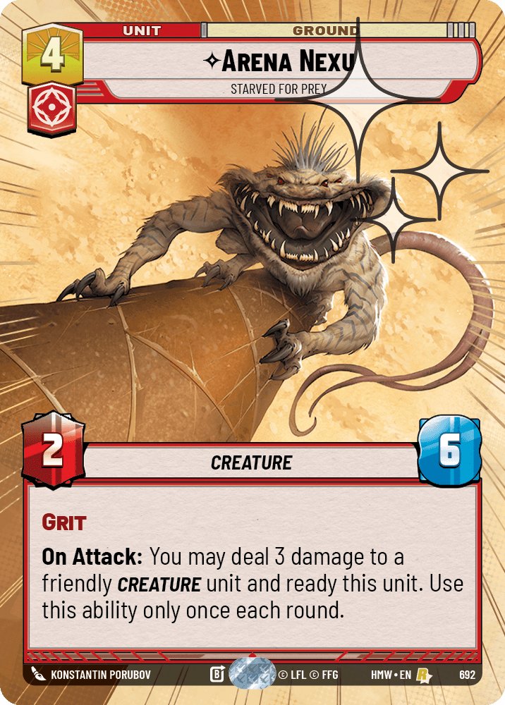 Arena Nexu - Starved for Prey, Homeworlds · 692