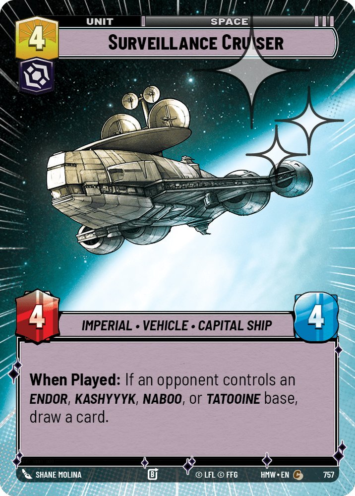 Surveillance Cruiser, Homeworlds · 757