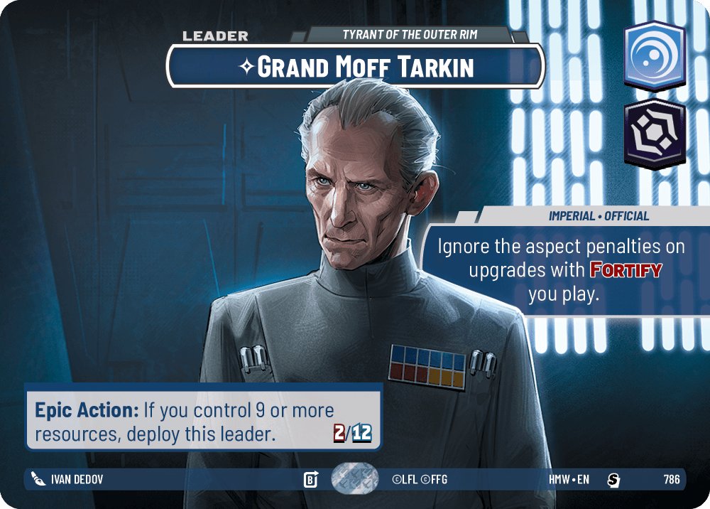 Grand Moff Tarkin - Tyrant of the Outer Rim, Homeworlds · 786
