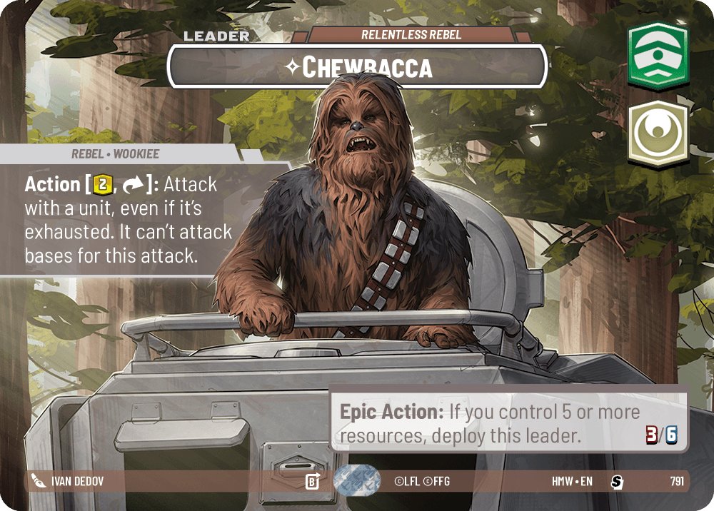 Chewbacca - Relentless Rebel, Homeworlds · 791