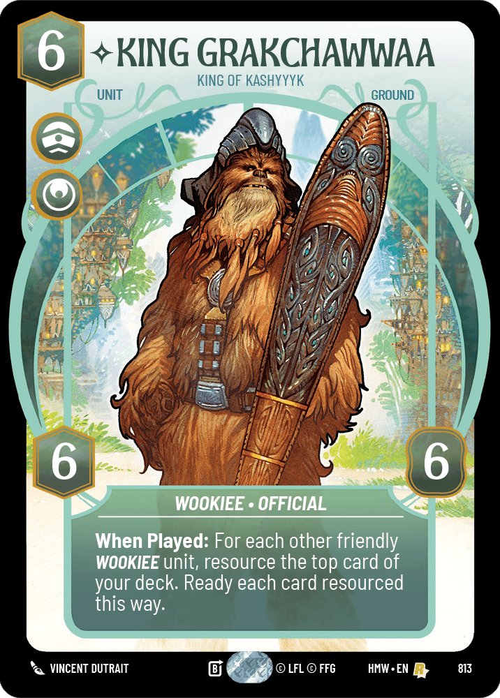 King Grakchawwaa - King of Kashyyyk, Homeworlds · 813