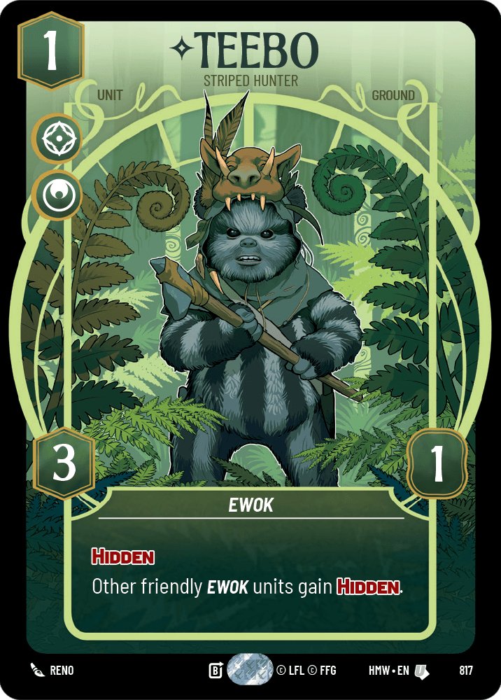 Teebo - Striped Hunter, Homeworlds · 817
