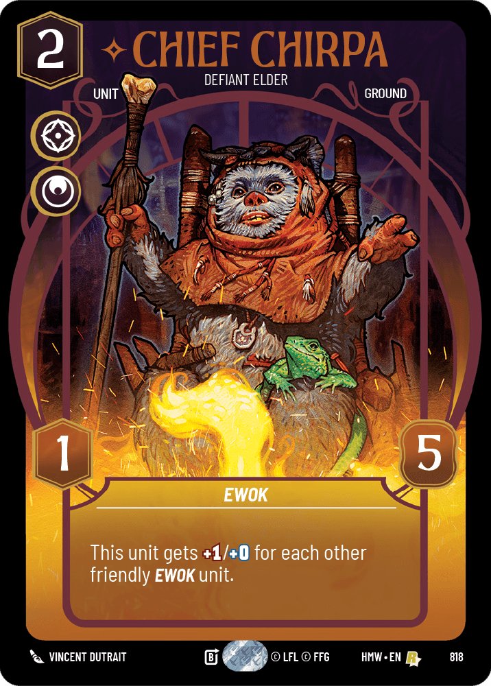 Chief Chirpa - Defiant Elder, Homeworlds · 818