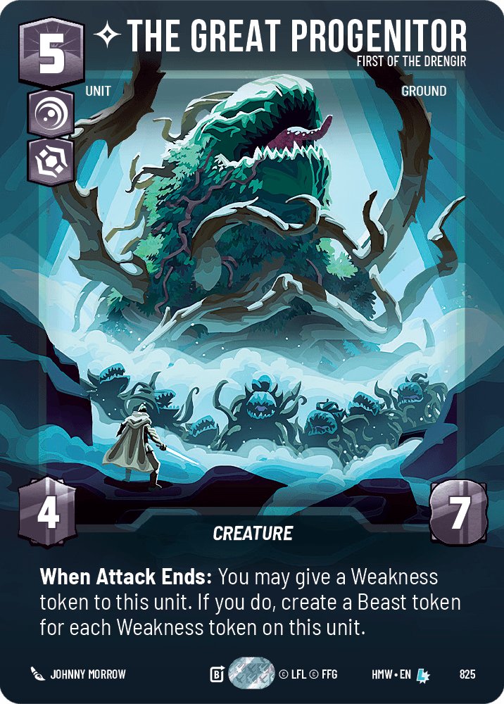 The Great Progenitor - First of the Drengir, Homeworlds · 825