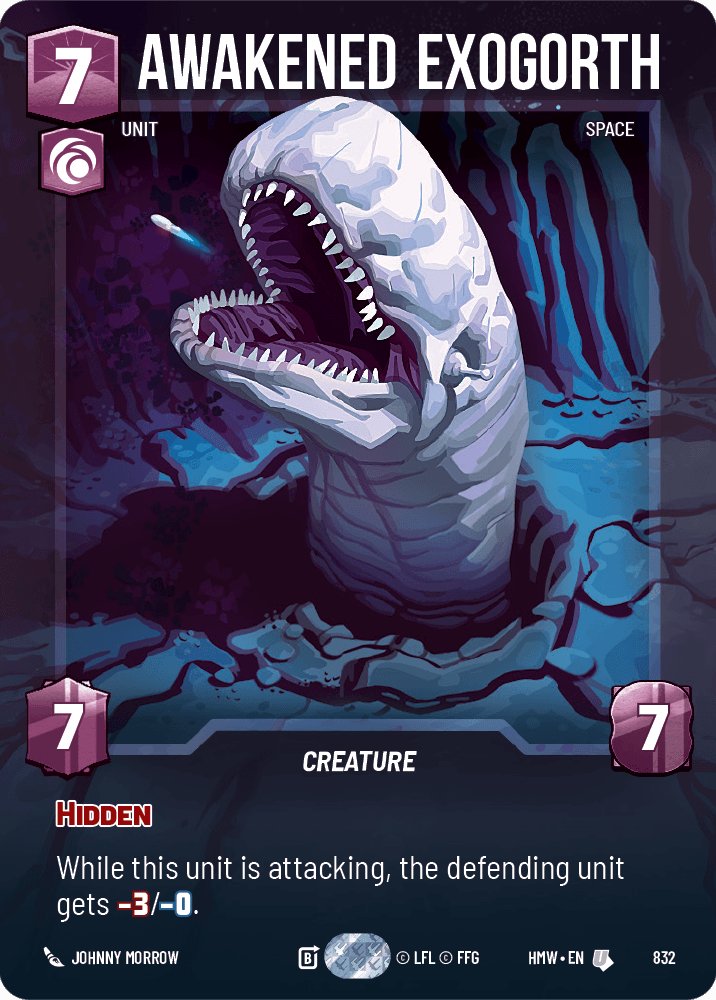 Awakened Exogorth, Homeworlds · 832