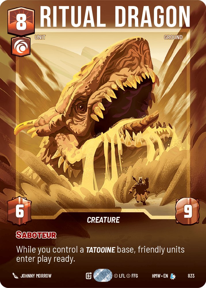 Ritual Dragon, Homeworlds · 833