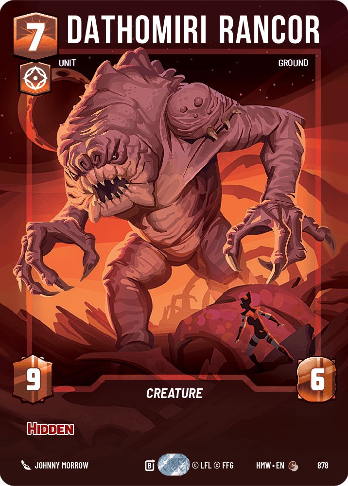 Dathomiri Rancor, Homeworlds · 878