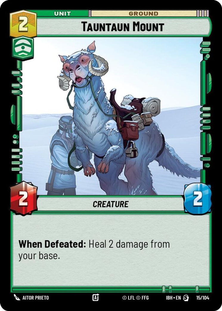 Tauntaun Mount, Intro Battle: Hoth · 15/104