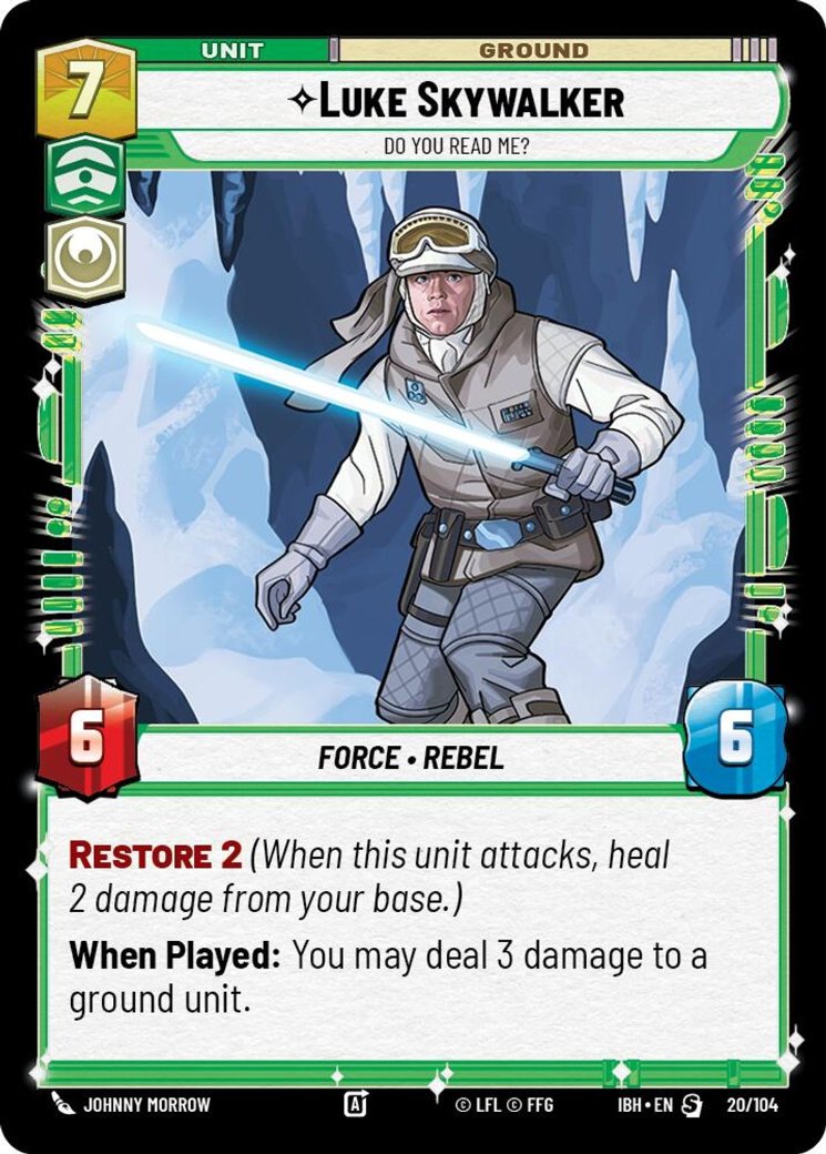Luke Skywalker - Do You Read Me?, Intro Battle: Hoth · 20/104