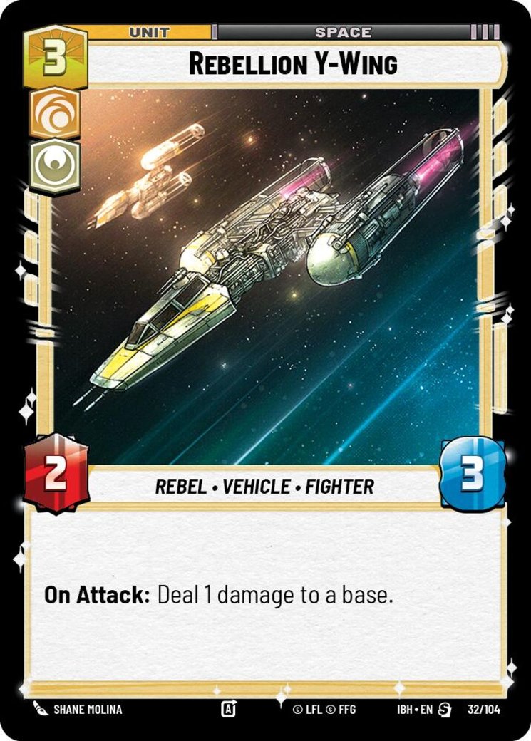 Rebellion Y-Wing, Intro Battle: Hoth · 32/104