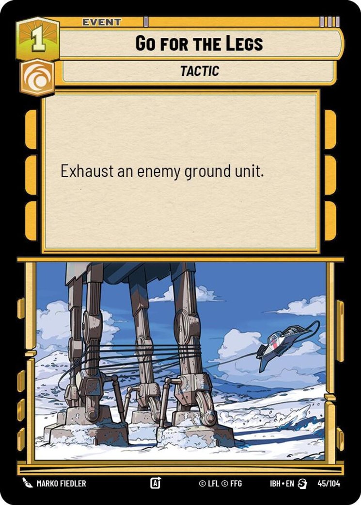 Go for the Legs, Intro Battle: Hoth · 45/104