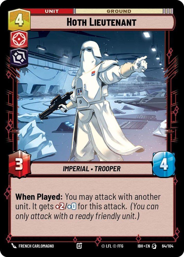 Hoth Lieutenant, Intro Battle: Hoth · 64/104