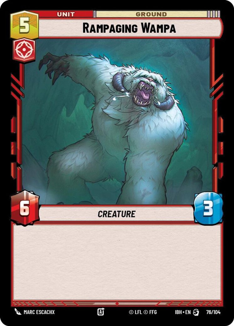 Rampaging Wampa, Intro Battle: Hoth · 76/104