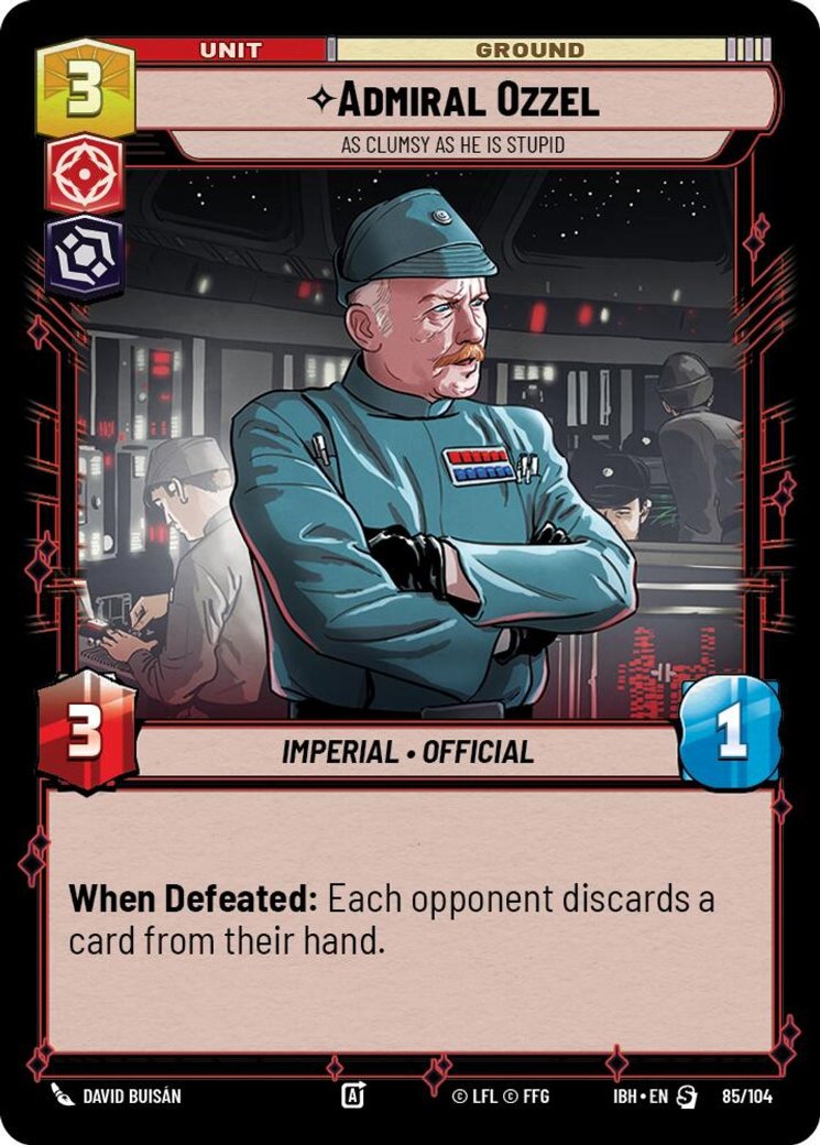 Admiral Ozzel - As Clumsy as He Is Stupid, Intro Battle: Hoth · 85/104
