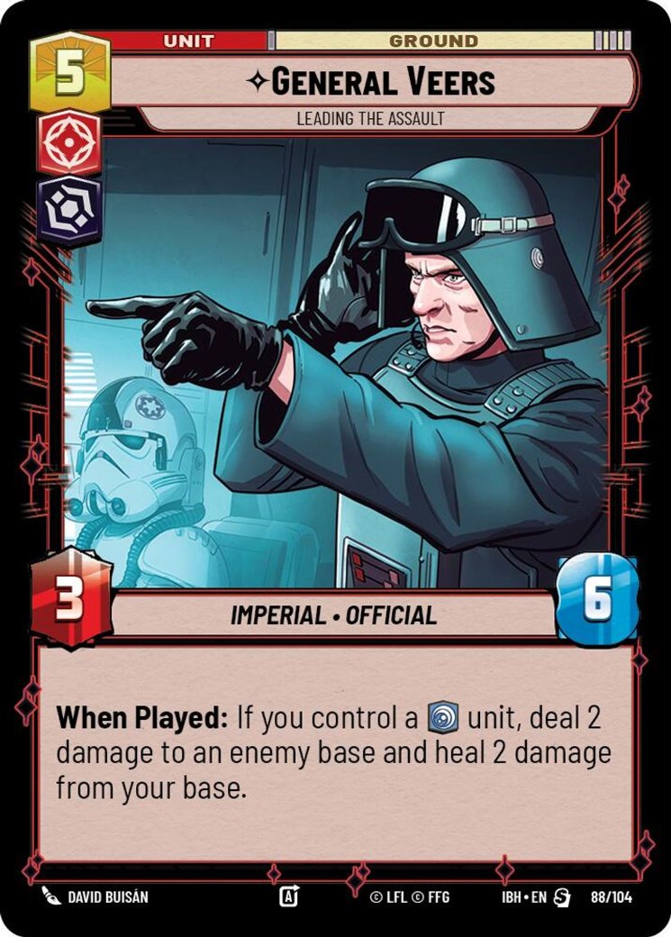General Veers - Leading the Assault, Intro Battle: Hoth · 88/104