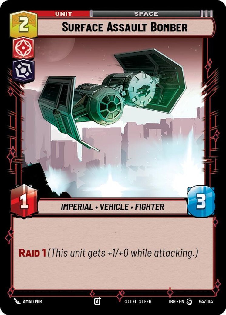Surface Assault Bomber, Intro Battle: Hoth · 94/104