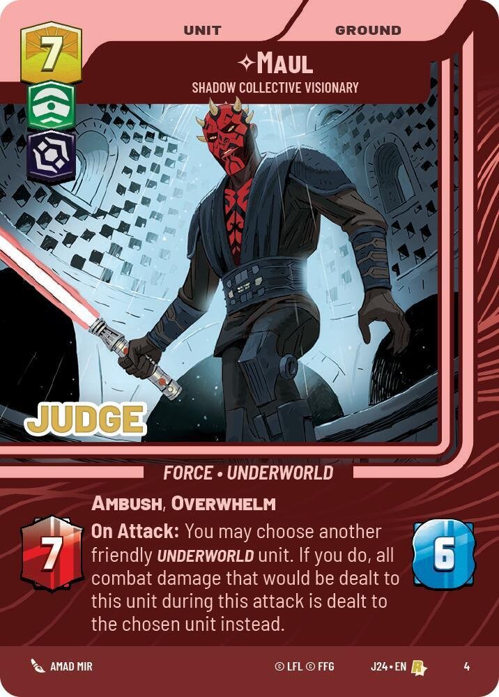 Maul - Shadow Collective Visionary, Judge Promos · 4