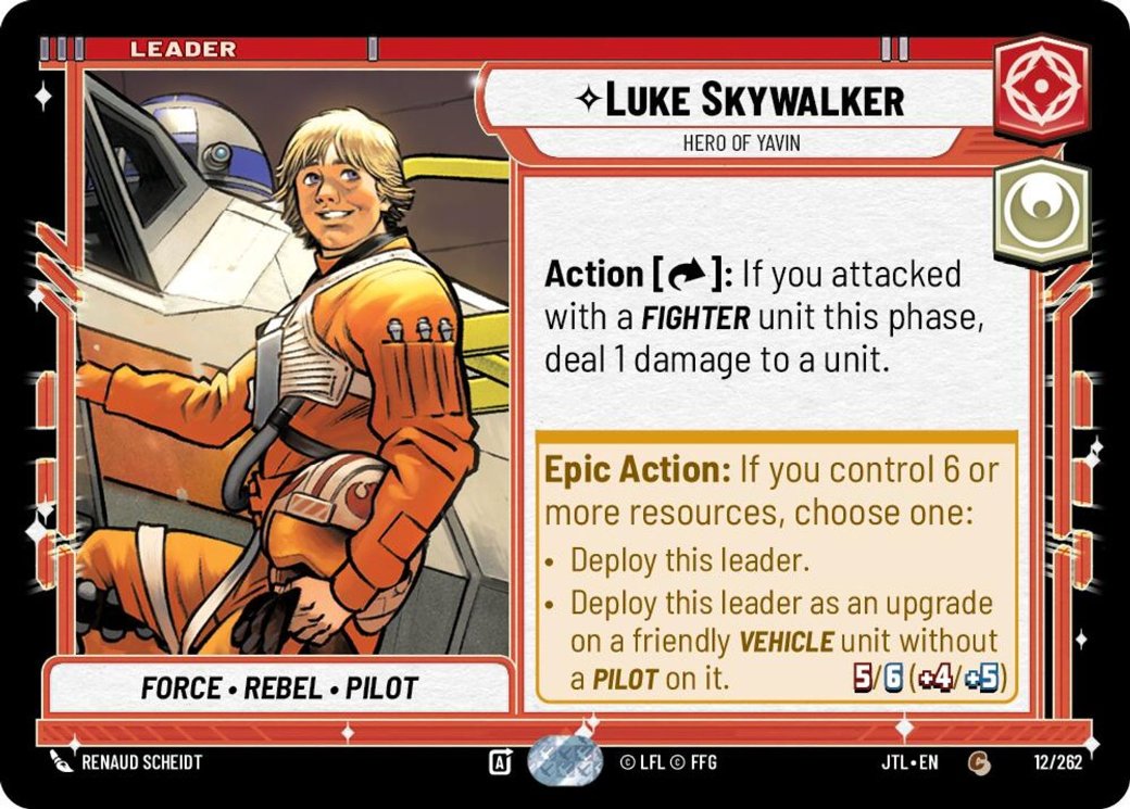 Luke Skywalker - Hero of Yavin, Jump to Lightspeed · 012/262