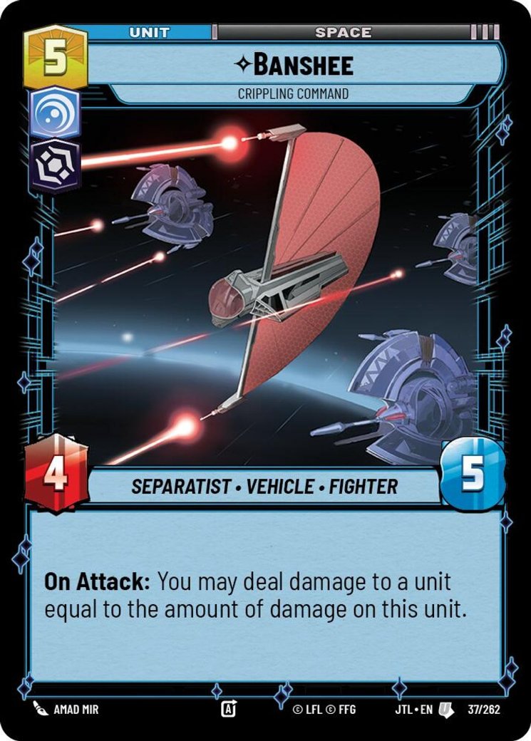 Banshee - Crippling Command, Jump to Lightspeed · 037/262